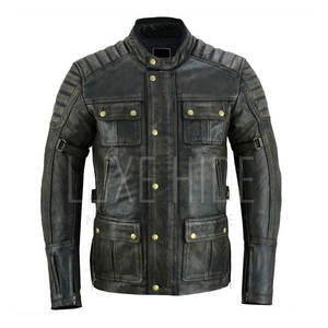 2025 moto cuir veste dos soutien moto Auto course porter hommes quantité personnalisé corps OEM moto veste - Product Image 1