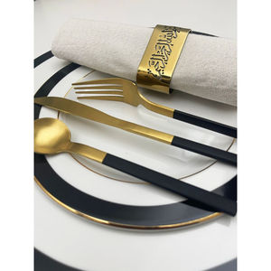 Nuevo Anillo de Servilleta Decorativo de Diseño Moderno, Anillo y Soporte de Servilleta de Metal de Primera Calidad para Decoración de Mesa de Ramadán - Product Image 4