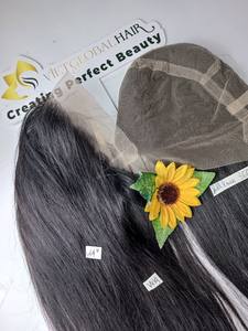 Perruque 360 en dentelle complète, cheveux cambodgiens, ondulation lisse et soyeuse, couleur personnalisée, haute qualité, densité élevée pour femmes noires - Product Image 5