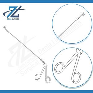 Pince à biopsie Paterson à coupe allongée, mâchoire de 3mm, longueur de 305mm, instrument chirurgical manuel en acier inoxydable, certifié CE, fabriqué au Pakistan - Product Image 3