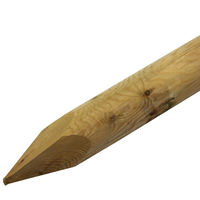 Estacas de Madera Dura de 25-30 mm de Diámetro, Ecológicas, para Cercas de Granja, Soporte para Plantas y Flores, Estacas Puntiagudas de Madera Natural de Vietnam