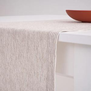 Blanc avec Blu Strip 100% coton chemin de Table Table à manger fête Restaurant mariage décor de noël haute qualité en gros - Product Image 6