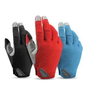 Customize Wholesale Factory Full Finger Cycling Sports Gloves Bike Bicycle Gloves supplier and manufacturer professional gloves