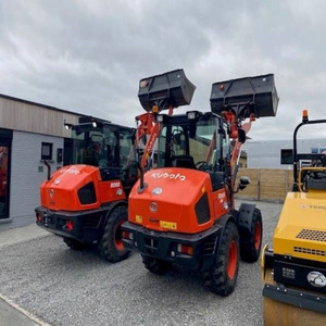 Compact Diesel Mini Front End Loader Small Wheel Loader with Bucket Grapple Attachments 1-year warranty For Sale - Product Image 6