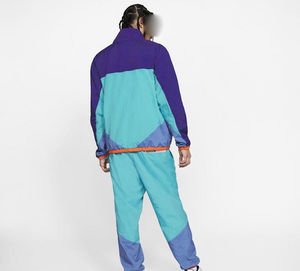 ชุดเสื้อกันลมและกางเกงสำหรับผู้ชายชุดวอร์มหลากสีสำหรับออกกำลังกาย - Product Image 2