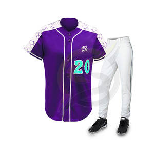 Uniforme de béisbol con logotipo personalizado para hombre, uniforme de béisbol con diseño personalizado en diferentes colores - Product Image 5