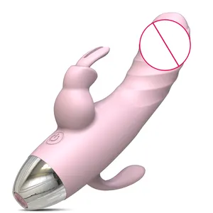 Dildo Rabbit Vibrator women's Vagina Stimulator Vibrator Powerful Portable Massager Sex Toys factory wholesale sex shop supplier
