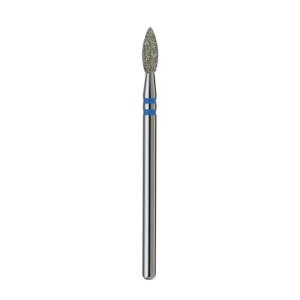 Premium Diamond Cuticle Drill Bit Sharp Flame 2.7mm Blue Grit for Professional <b>Nail</b> Care - Product Image 4