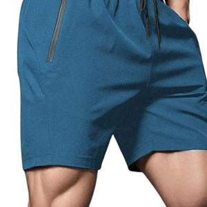 Pantalones cortos de gimnasio de estilo informal para hombre de tendencia superior hechos a medida multicolor liso teñido 100% poliéster lienzo diseño de patrón sólido - Product Image 5