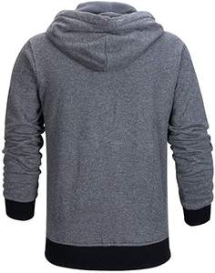 ขนแกะว่างเปล่าผู้ชายอินเทรนด์Hoodieที่กําหนดเองขนาดใหญ่PulloverสตรีHoodyกระเป๋าHoodiesเสื้อสําหรับผู้หญิงพิมพ์โลโก้ - Product Image 3