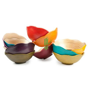 Nouveau modèle 2025 bambou Vietnam bols naturels lisses vaisselle petit grand moyen poli coquille de bambou huilé bol avec Lo personnalisé - Product Image 1