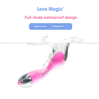 Vibrateur G-Spot 10 modes, masseur en silicone incurvé, rechargeable par USB, étanche, mini baguette pour femmes