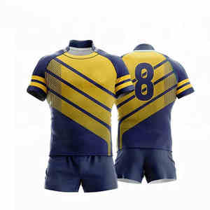 Men's Comfortable Quick Dry and Breathable Rugby Uniform Sets in Different Styles Hot Sale <b>Football</b> Wear - Product Image 2