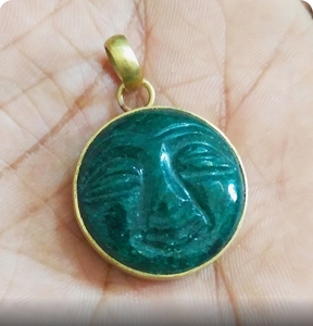 จี้เงินแท้925ราคาถูก12X15มม. รูปไข่โซดาไลต์หน้าพระจันทร์ชุบทองสร้อยคอเครื่องประดับวินเทจของขวัญสำหรับทุกคน - Product Image 3