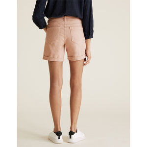 100% Original coton femmes Denim Shorts séchage rapide confortable Denim Shorts plaine taille haute décontracté à la mode femmes Denim Shorts - Product Image 3