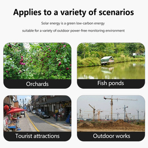 Caméra de sécurité vidéo solaire sans fil PTZ 6MP ICSEE <span class=keywords><strong>Pro</strong></span> 3 objectifs Extérieur WiFi 4G Carte SIM Caméra CCTV solaire - Product Image 3