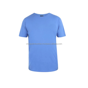เสื้อยืดสีขาวเปล่าแบบทอสำหรับงานซับลิเมชั่น ขายส่ง ผ้าฝ้าย 100% แบบยูนิเซ็กซ์ สั่งพิมพ์ลายได้ ระบายอากาศได้ดี - Product Image 1