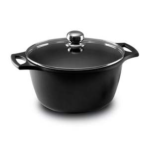 Silver Hotpot Set <b>with</b> <b>Glass</b> <b>Lid</b> Luxurious Casseroles in Custom Design for Regular Purpose for Hotel Home and Restaurant - Product Image 2