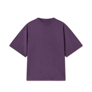 Camiseta holgada para mujer con ajuste relajado y algodón suave, ideal para capas, atuendos informales y descanso - Product Image 1