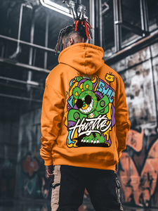 Haute qualité goutte épaule surdimensionné graphique imprimé 480-500 GSM lourd polaire hommes sweat à capuche multi-couleurs du Bangladesh - Product Image 5