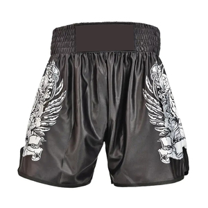 Pantalones Cortos de Boxeo para Hombre, Shorts de Entrenamiento de Muay Thai de Secado Rápido y Alta Elasticidad, Tela Suave con Diseño de Corte Alto POR INDUSTRIAS INCREÍBLES - Product Image 1