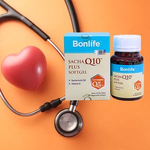 Bonlife SachaQ10 Softgel de bienestar diario con coenzima Q10 150mg y aceite de Sacha Inchi (60 cápsulas) Veg Softgel - Product Image 1