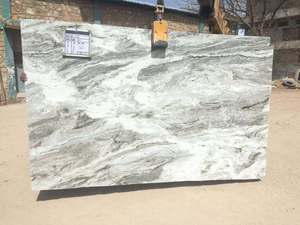 แผ่นหินอ่อนแฟนตาซีรูปแบบขนาดใหญ่พื้นผิวขัดเงาสีน้ำตาลรับประกัน1ปีกันน้ำสำหรับวิลล่าพื้นผนังในร่มสำหรับโรงพยาบาล - Product Image 4