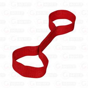 Muñequeras de neopreno de alta calidad OEM ODM, correas de nailon antideslizantes para entrenamiento de gimnasio, correas de elevación transpirables para figura 8 - Product Image 5