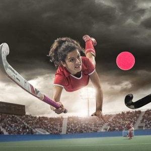 OEM Customised High Quality <b>Sports</b> Lacrosse Hard Tape Dimple Promotional PVC Hollow Street Balls Wholesale Field Hockey Ball - Product Image 4