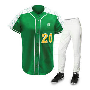 Uniforme de béisbol con logotipo personalizado para hombre, uniforme profesional de Béisbol Juvenil de alta calidad - Product Image 3