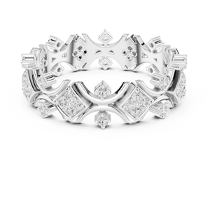 แหวนแต่งงานดีไซน์เนอร์10K สีทอง - Product Image 4