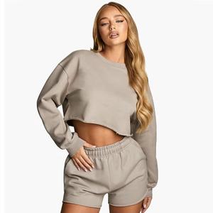 Great Quality OEM Custom <b>Plus</b> <b>Size</b> Eco-Friendly Plaid High Street Tracksuits Soft French Terry Cotton Polyester Regular Fit Set - Product Image 3