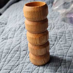 Modern Eco-Friendly Napkin <b>Rings</b> <b>Resin</b> Metal Wood & Glass Customizable Table Decor by MS Handicraft - Product Image 2