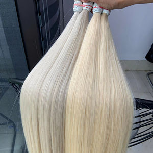 Prix de gros cheveux vietnamiens 100% forts et soyeux couleurs claires Super double tirage 30 pouces naturels droits - Product Image 1