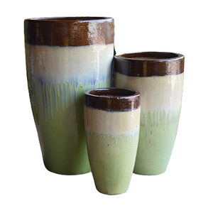 [Ruby Linh]-jardinières décoratives en céramique de grande taille, grands Pots de fleurs d'extérieur émaillés pour arbre, vente en gros - Product Image 6