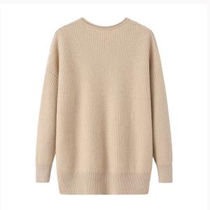 Autumn and Winter Ladies Clothes Comfortable Knitted Sweater Wholesale Rate High Quality Sweater Knitted Pullover for Women's - Product Image 2