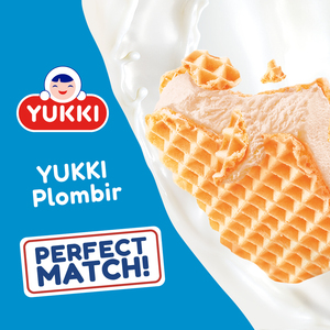 YUKKI Vanilla Plombir dans des gaufrettes 80g, Vente en gros auprès du fabricant - Product Image 4