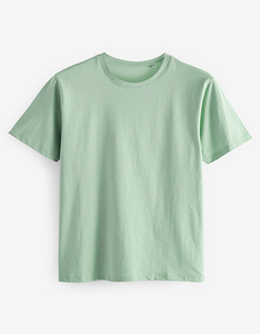 Camisetas de moda informales para hombre, cuello redondo, 100% algodón/poliéster, logotipo de impresión personalizado bordado, de alta calidad, venta al por mayor, Verano - Product Image 2