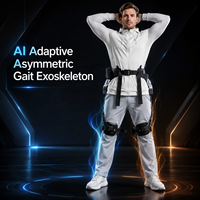 Exosquelette intelligent pour la hanche avec système d'assistance à la marche adaptatif par IA, contrôle indépendant gauche-droite pour la mobilité en extérieur