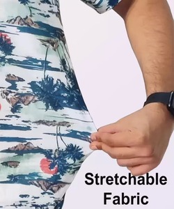 Chemise habillée pour homme à col en V personnalisée en gros, tissu respirant à séchage rapide en élasthanne provenant d'un exportateur indien pour un usage décontracté - Product Image 4