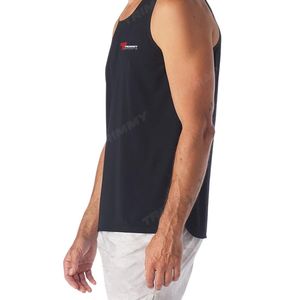 Wholesale Custom logo Cotton Running Singlet Muscle Athletic Shirts <b>Sleeveless</b> Fitness Wear Workout Men Gym Tank <b>Top</b> for Men - Product Image 5