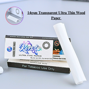 Papel de Liar Korobo King-Size Slim, Caja Blanca, Natural Sin Blanquear, Diseño Minimalista, Superficie Impresa para Estuches de Cigarrillos - Product Image 2