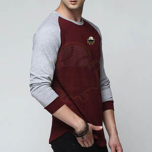 Camisa de manga larga de nuevo diseño de última moda de color de contraste camisa de manga larga con logotipo impreso personalizado ropa de calle - Product Image 5