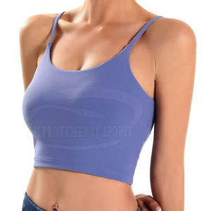 Sujetador deportivo de calidad superior para mujer adulta, Sujetador deportivo de Color sólido para mujer, Sujetador deportivo sin costuras para mujer - Product Image 1