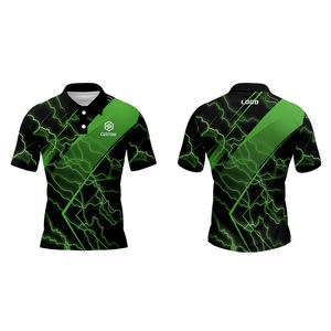 Polo de golf en polyester personnalisé de haute qualité pour homme Meilleur matériau Taille plus Vente chaude Vêtements de golf - Product Image 2