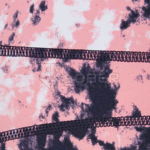 Mallas de gimnasio para mujer de cintura media, tela de punto ajustada de compresión informal, realce, ligero, transpirable, características bajas hechas en fábrica - Product Image 6