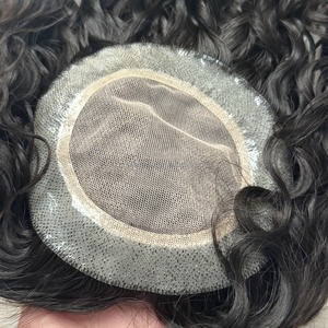 Topper de PU de seda 5,5x5,5 para <span class=keywords><strong>mujer</strong></span>, Color <span class=keywords><strong>Natural</strong></span>, doble seda, 100%, cabello humano, Clip, aspecto <span class=keywords><strong>Natural</strong></span>, novedad - Product Image 3