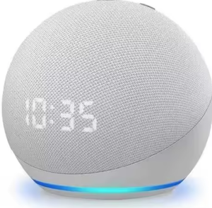 BESTSELLER 2024/25 NUOVO PREMIUM ECHOS DOTS ALEXA 5a GENERAZIONE ALTOPARLANTE INTELLIGENTE con OROLOGIO - TUTTI I COLORI USB GARANZIA 3 ANNI - Product Image 1