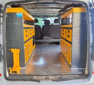 Professional OEM Mobile Workshop Storage System for Commercial Vans-Easily Assembled Knock-down Structure 10 Drawers for All - Product Image 3
