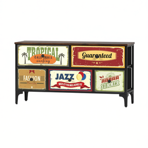 JAZZ 5-<b>Drawer</b> Mobile Chest of <b>Drawers</b> 105cm Cabinet Organizer for Amicasa JAZZ Collection - Product Image 2